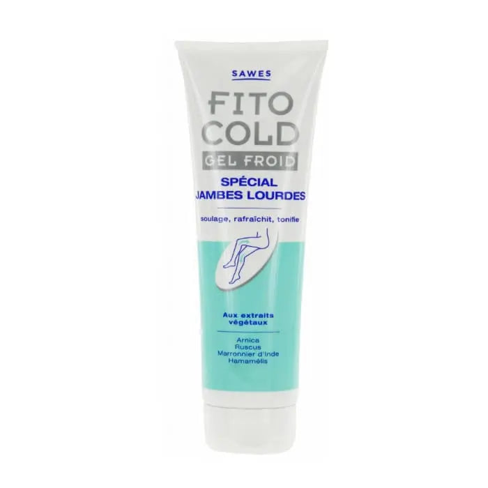 Tube of Fitocold Heavy Legs 250ml by Jag Couture London-New York, showing the product packaging and label details.