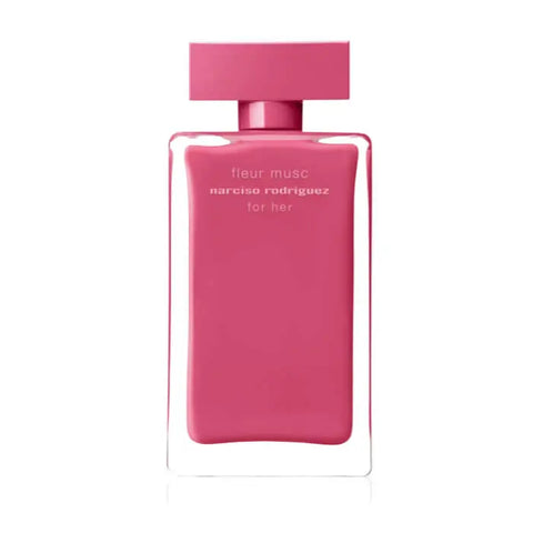 Fleur Musc Narciso Rodriguez For Her Eau de Perfume Spray 100ml displayed with elegant packaging and floral accents.