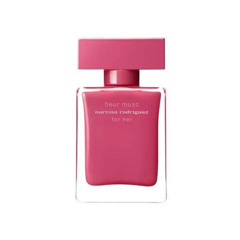 Fleur Musc Narciso Rodriguez For Her Eau de Perfume spray 50ml, elegant fragrance bottle with floral and musky design.