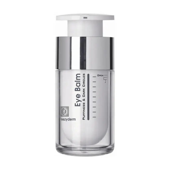 Jag Couture London New York Frezyderm Eye Balm for puffiness and dark circles, 15ml, with a sleek container and applicator.