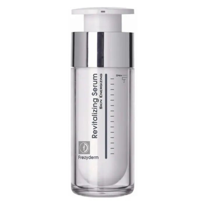 Jag Couture London New York Frezyderm Revitalizing Serum 30ml bottle with sleek packaging and clear label.