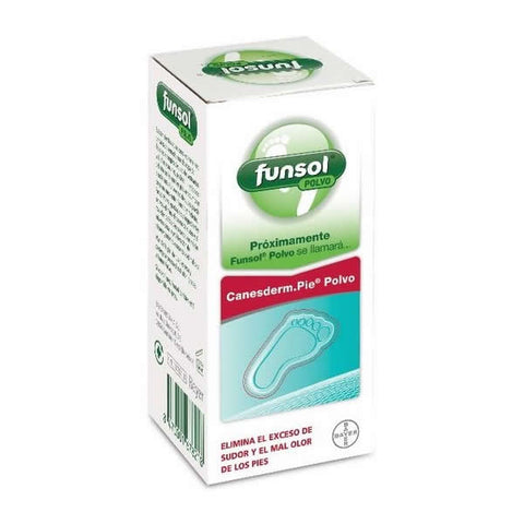Funsol polvo para exceso de sudoración y mal olor en pies, 60g, de la marca Jag Couture London - New York.