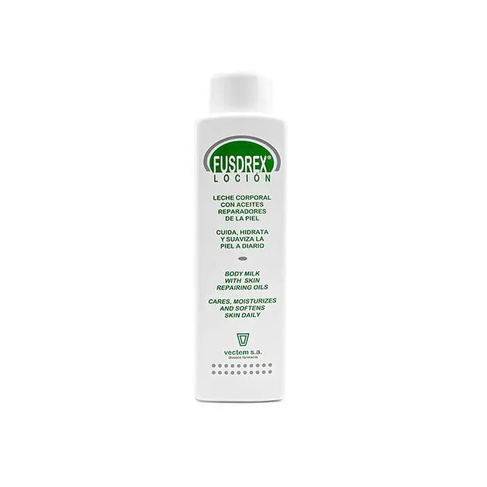 Fusdrex Lotion 1000ml by Jag Couture London New York, clear bottle with white label and pump dispenser on a plain background.