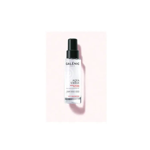 Galenic Acqua Urban Pollution Defense Mist 50ml spray bottle, designed to protect skin from environmental pollution.