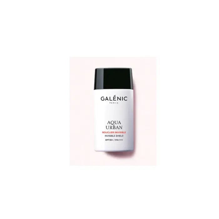 Galenic Aqua Urban Invisible Shield SPF50+ 40ml, a lightweight facial sunscreen with broad-spectrum sun protection.