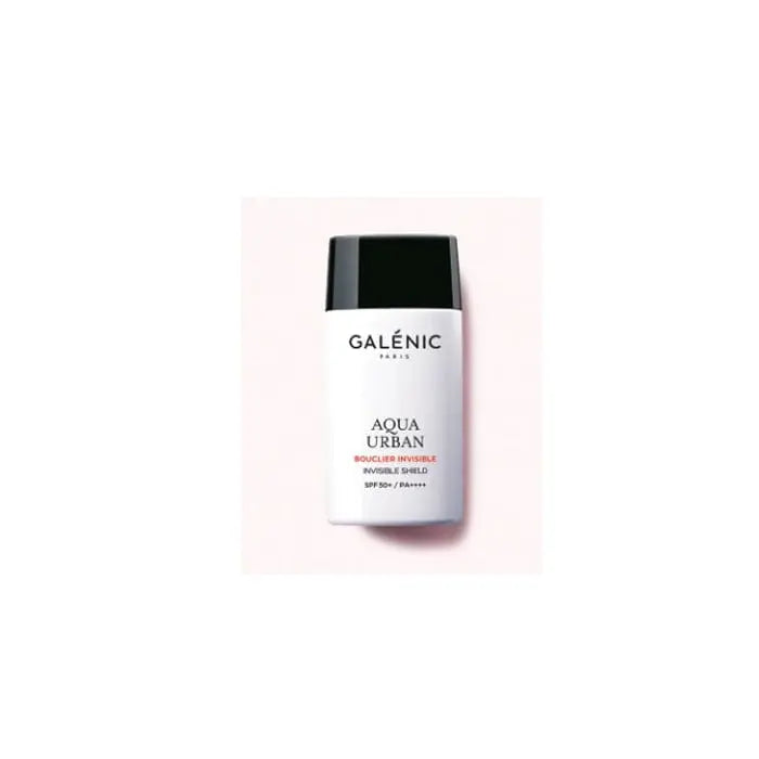 Galenic Aqua Urban Invisible Shield SPF50+ 40ml, a lightweight facial sunscreen with broad-spectrum sun protection.