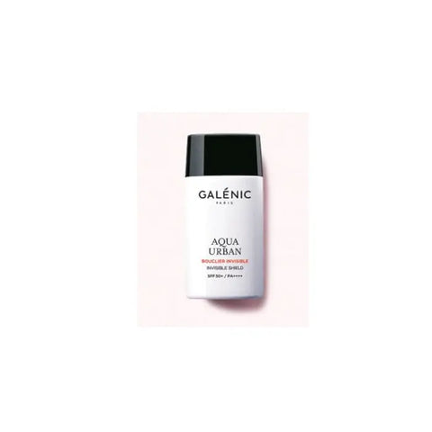 Galenic Aqua Urban Invisible Shield SPF50+ 40ml, a lightweight facial sunscreen with broad-spectrum sun protection.