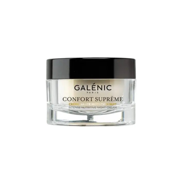 Galenic Confort Supreme Intense Nutritive Night Cream 50ml in a jar, designed for deep hydration and skin comfort.