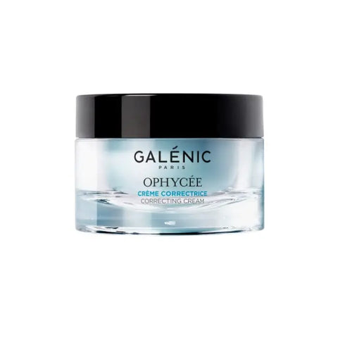Galenic Ophycée Correcting Cream for dry skin in a 50ml jar, with a smooth, creamy texture and elegant packaging.