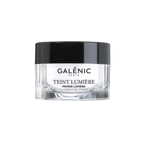 Galenic Teint Lumiere Perfecting Base in 50ml bottle, with smooth texture and radiant finish, by Jag Couture London New York