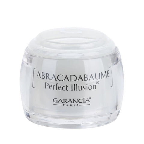 Garancia Abracadabaume Perfect Illusion 12g face cream in a sleek jar, showcasing luxurious packaging and smooth texture.