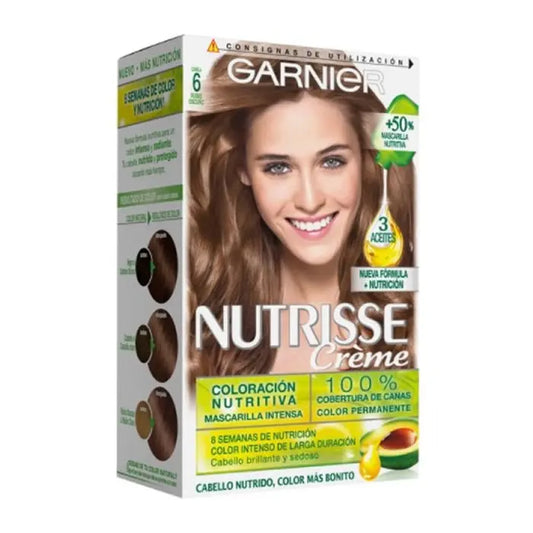 Garnier Nutrisse Crème Nourishing Color 6 Dark Blonde Jag Couture London - New York