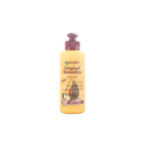 Garnier Original Remedies Avocado & Karite Oil Without Rinse 200ml bottle, natural hair treatment, Jag Couture London New York
