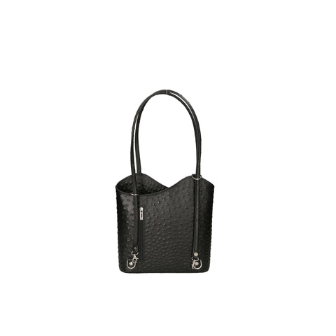 Black Gave Lux GLX22300523FBG-20 handbag by Jag Couture London-New York with sleek design and elegant leather finish.