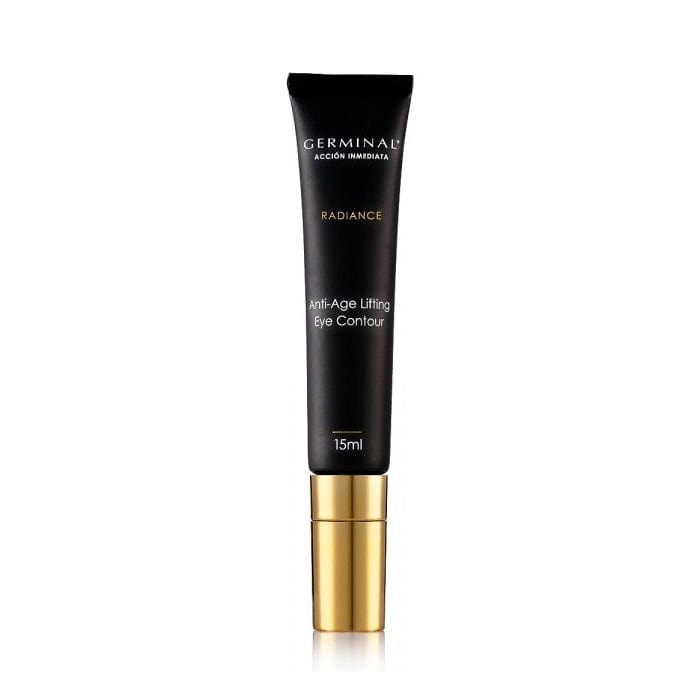 Jag Couture London New York Germinal Radiance Anti-Age Lifting Eye Contour 15ml jar with smooth texture and elegant packaging.