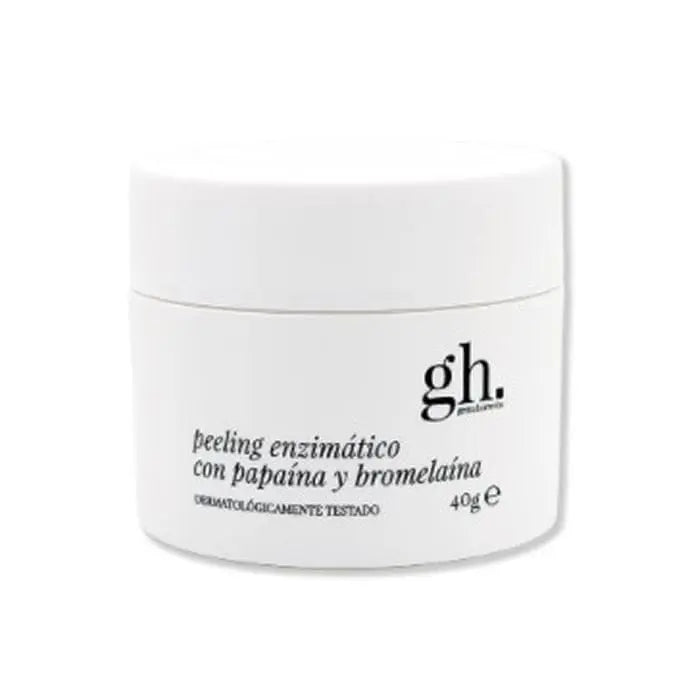 Jag Couture London enzyme peeling with papain and bromelain in 40g jar, showcasing the skincare product.