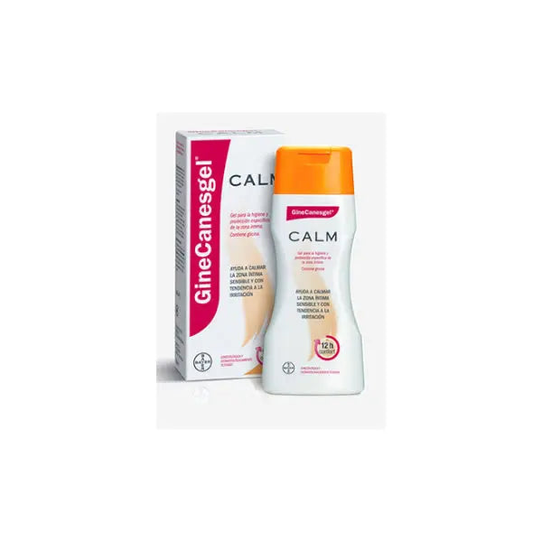 Ginecanesgel Calm Intimate Care Washing 200ml by Jag Couture London and New York, showing the bottle and label.