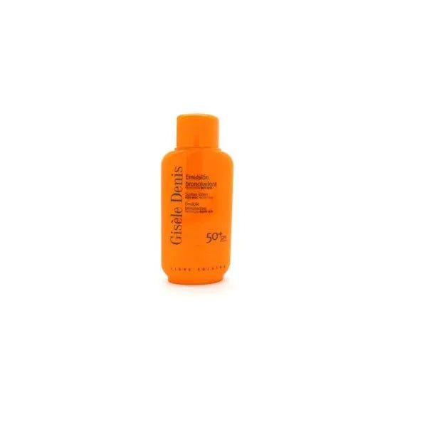 Gisèle Denis Suntan Lotion SPF50 by Jag Couture London New York, 200ml bottle, with sun protection and moisturizing ingredients.