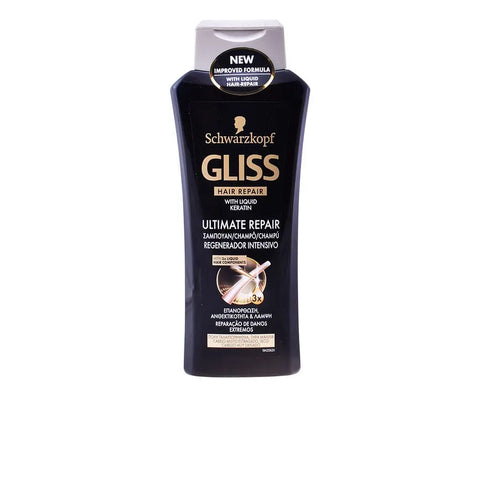 Jag Couture London New York Gliss Ultimate Repair Shampoo 400ml bottle with sleek packaging and label.
