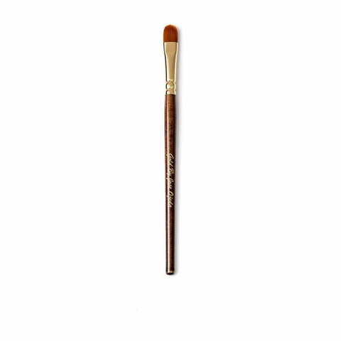 Gold By José Ojeda large chocolate synthetic tongue makeup brush, single piece, from Jag Couture London and New York.