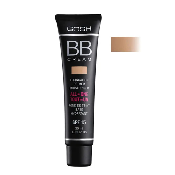 Jag Couture London - New York Gosh BB Cream Foundation Primer Moisturizer 03 Warm Beige 30ml