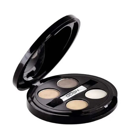Jag Couture London New York Gosh Brow Kit with three powder shades for brow styling and shaping.