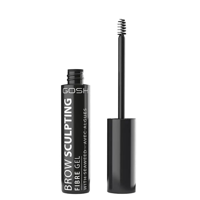 Gosh Brow Sculpting Fibre Gel 001 Nutmeg from Jag Couture London - New York, 8ml tube with brow shaping and fiber-enhanced formula.