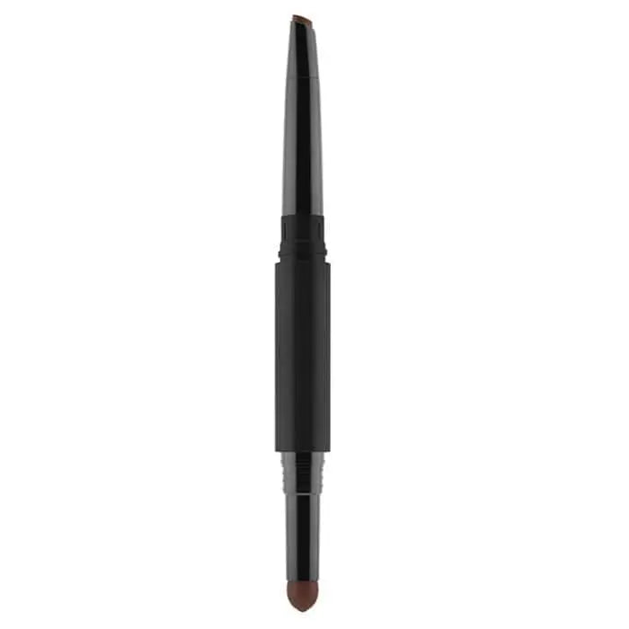 Jag Couture London Brow Shape & Fill in 001 Brown, featuring natural brow styling and filling for a polished look.
