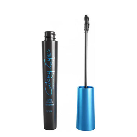 Gosh Catchy Eyes Waterproof Mascara in Black, 8ml by Jag Couture London - New York, showing the mascara tube on a white background.