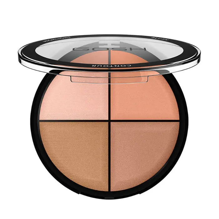Jag Couture London Gosh Contour'n Strobe Kit 001 Light 20g with contour and highlighter powders, compact and portable.