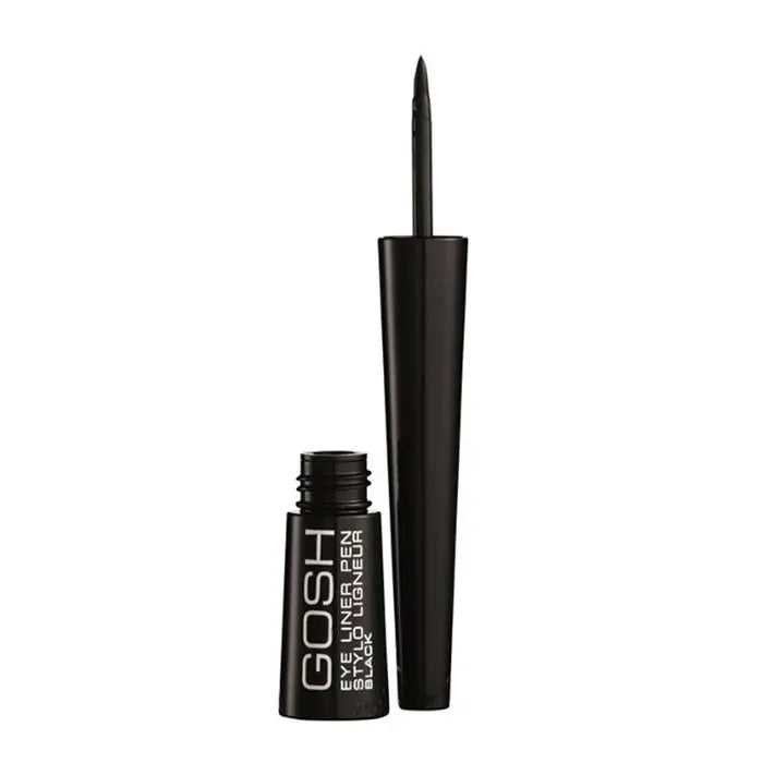 Jag Couture London liquid black Gosh Eyeliner Pen, 2.5g, with precise tip for bold eye makeup application.
