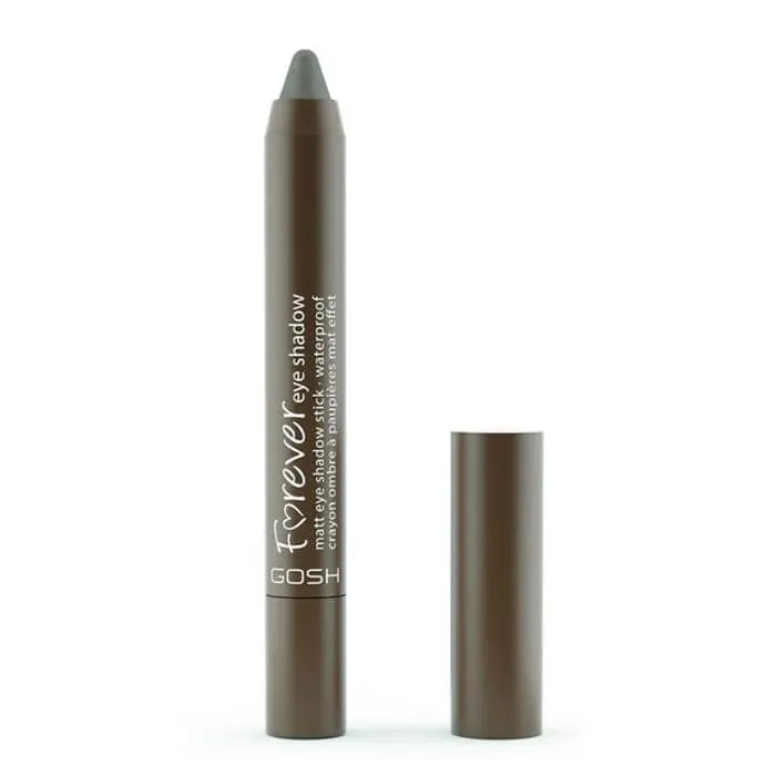 Gosh Forever Matt Eyeshadow in Twisted Brown by Jag Couture London, 1.5g, showing the powder eyeshadow in a compact.