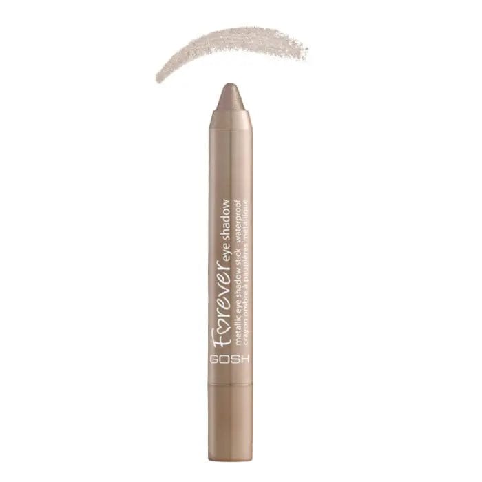 Jag Couture London Gosh Forever Metallic Eyeshadow in Beige, 1.5g, showcasing the shimmering metallic eyeshadow compact.