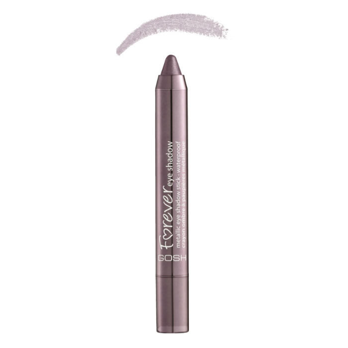 Gosh Forever Metallic Eyeshadow in shade 06 Plum, 1.5g, with a shimmering metallic finish and deep plum color.