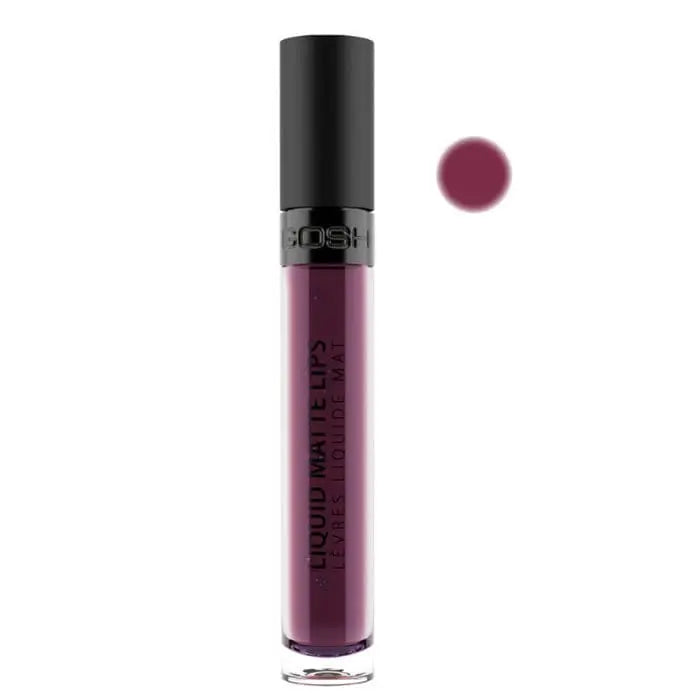 Jag Couture London Liquid Matte Lips in shade 008 Arabian Night, 4ml tube featuring deep, rich lipstick color.