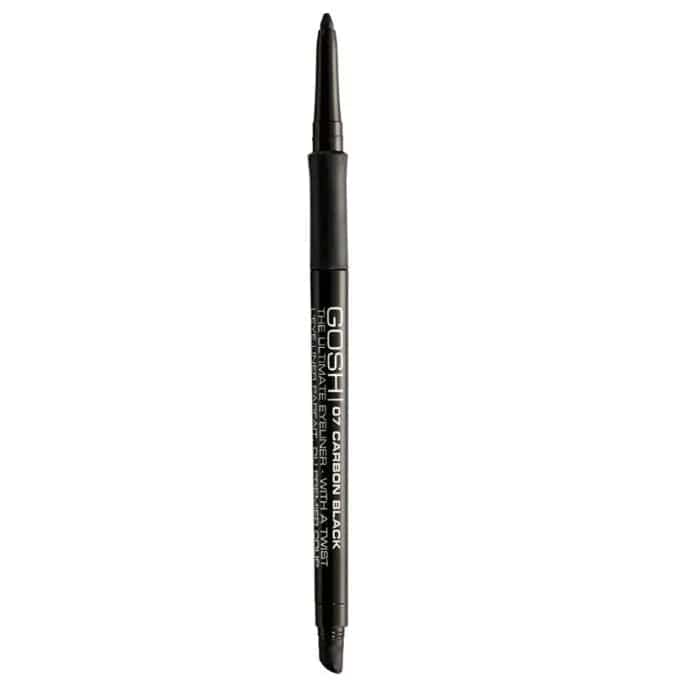 Jag Couture London Gosh The Ultimate Eyeliner With A Twist in 07 Carbon Black, showing the sleek black eyeliner pen with twist mechanism
