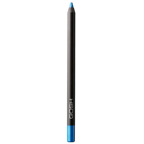 Jag Couture London waterproof Gosh Velvet Touch Eyeliner in shade 011 Sky High, displayed with a close-up of the sleek black pencil.