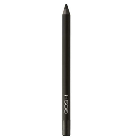 Jag Couture London waterproof Gosh Velvet Touch Eyeliner in shade 022 Carbon Black, detailed close-up of the black eyeliner pencil.