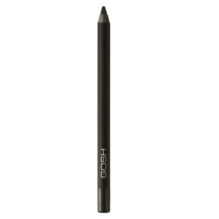 Jag Couture London Waterproof Gosh Velvet Touch Eyeliner in 022 Carbon Black, close-up of sleek black eyeliner pencil.