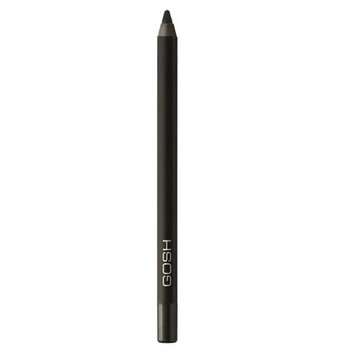 Jag Couture London New York Gosh Velvet Touch Waterproof Eyeliner in 022 Carbon Black, showcasing the sleek black eyeliner pencil.