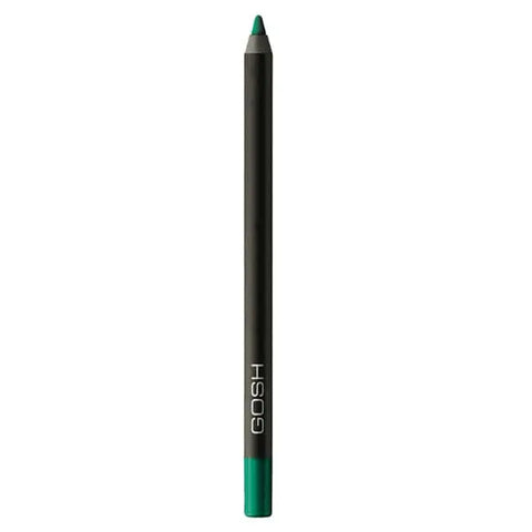 Jag Couture London Waterproof Gosh Velvet Touch Eyeliner in Woody Green, showcasing the eyeliner pencil with vibrant green shade.