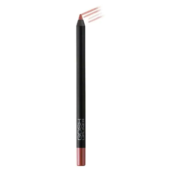 Jag Couture London Gosh Velvet Touch Waterproof Lipliner in shade 001 Nougat Crisp, showing the smooth, creamy tip of the lipliner.