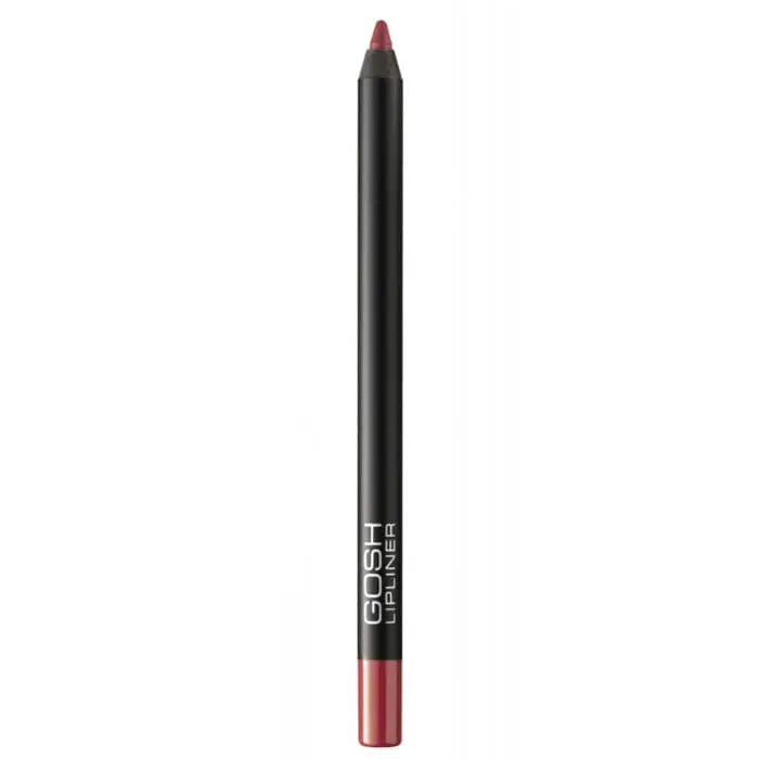 Jag Couture London Gosh Velvet Touch Waterproof Lipliner in shade 004 Simply Red, red lipliner with smooth, velvety texture.
