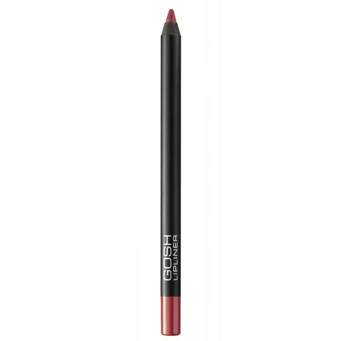 Jag Couture London New York Gosh Velvet Touch Lipliner Waterproof 004 Simply Red, showcasing the deep red lipliner.
