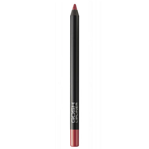 Jag Couture London New York Gosh Velvet Touch Lipliner Waterproof 004 Simply Red, red lipliner pencil on a white background