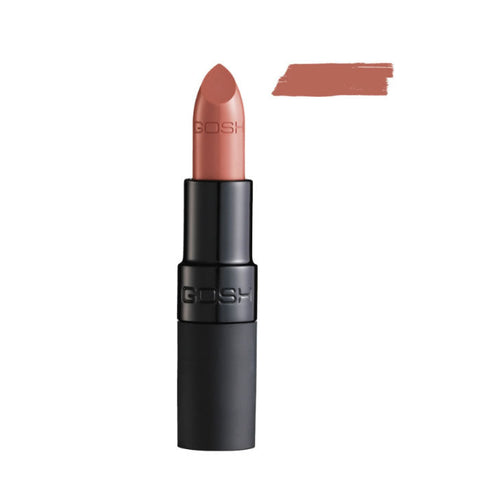 Jag Couture London Velvet Touch Lipstick 003 Matt Antique, deep matte lipstick in a sleek tube, showcasing rich, velvety color.