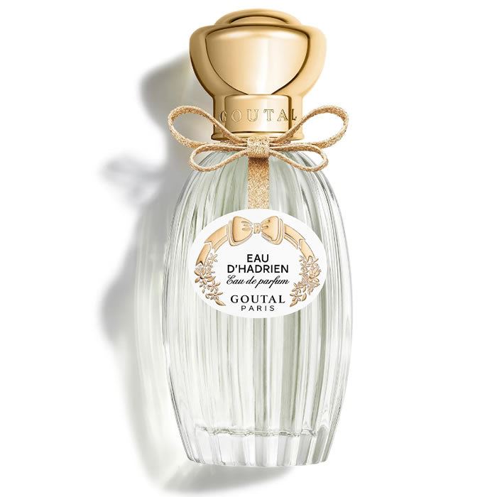 Goutal Paris Eau d'Hadrien Eau de Parfum spray 100ml bottle, elegant glass design with a minimalist label.