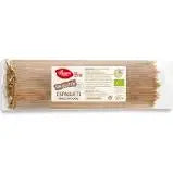 Whole package of Jag Couture London - New York organic gluten-free brown rice spaghetti, 500g, shown in the image.
