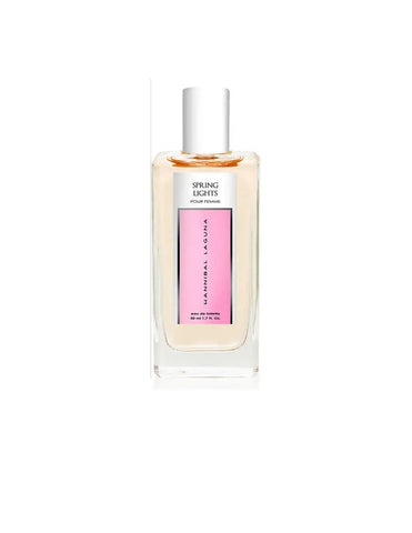 Hannibal Laguna Spring Lights Pour Femme Eau de Toilette spray 50ml by Jag Couture London New York, floral perfume bottle.