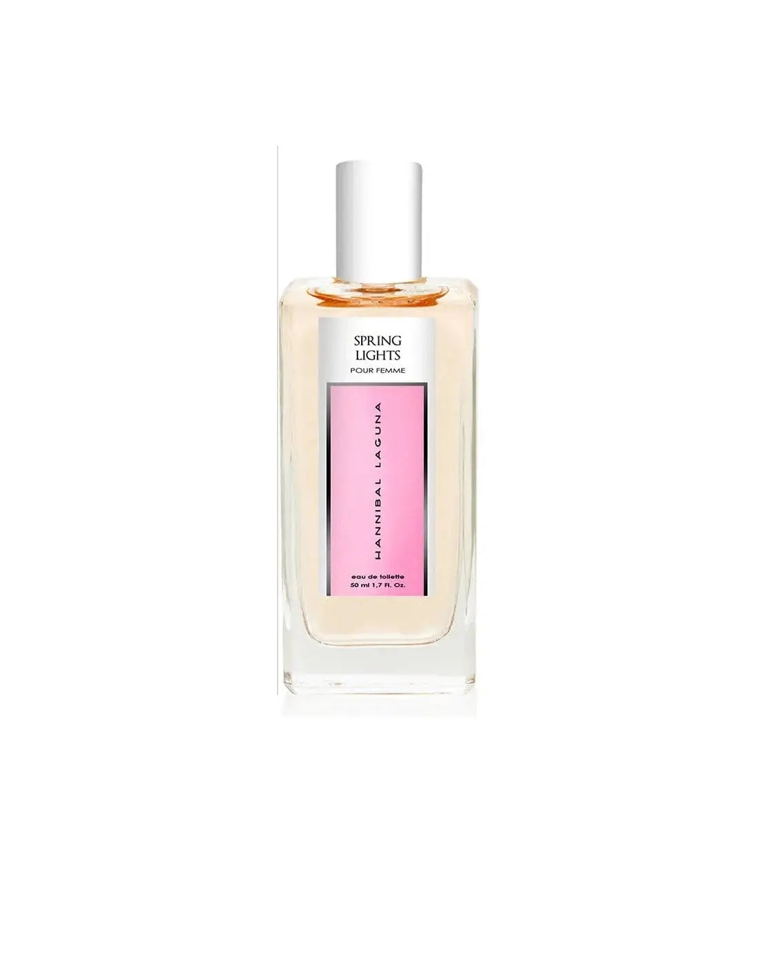 Hannibal Laguna Spring Lights Pour Femme Eau de Toilette spray 50ml with floral and fresh scent, in elegant bottle.